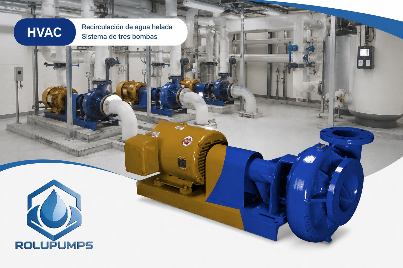 Bomba Centrífuga RLU ROLUPUMPS